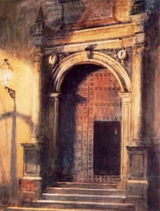The Door To San Gregorio, Granada — Jorge Apperley (george Owen Wynne Apperley)