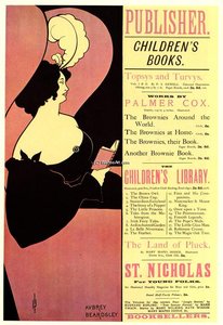 Advertisement For Children's Books — Обри Винсент Бирдсли, Art Nouveau