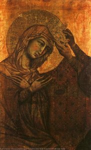 Coronation Of The Virgin, Szépmüveszéti Muzeum, Budap — Duccio Di Buoninsegna, Baroque Revival