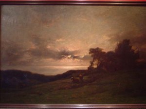 Soleil couchant à Villerville