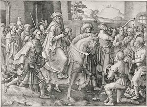 The Triumph Of Mordecai — Lucas Van Leyden