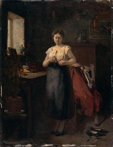 Femme dans un intérieur