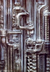 Hr Giger Newyorkcity Xviii Machineacoudre — H.r. Giger