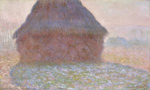 Pila De Grano Bajo La Luz Del Sol — Claude Monet