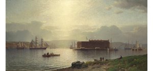 The Narrows And Fort Lafayette, Ships Coming Into Port — Сэмюэл Коулман