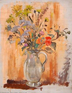 Flowers In A Jug — Helen D Kiddall