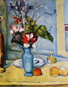 The Blue Vase 1 — Paul Cézanne, Post-impressionism