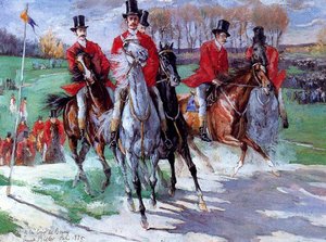 Races At The Croix De Berny — Ernest Biéler