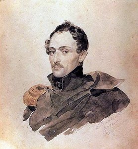 Portrait Captain A. M. Kostinitsa — Karl Pavlovich Bryullov