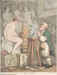The Sculptor — Thomas Rowlandson