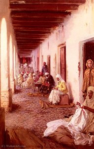 A Street In Biskra, Algeria — Gustavo Simoni
