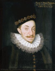Miniature portrait of King Sigismund III Vasa