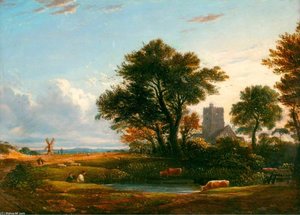 Landscape — John Varley I (the Older), Romanticism