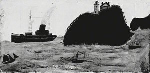 Large And Small Steamboats — Alfred Wallis