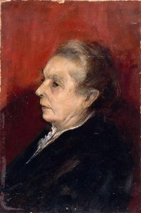 Portrait De La Mère De L'artiste De Profil — Lesage Pierre Alexis