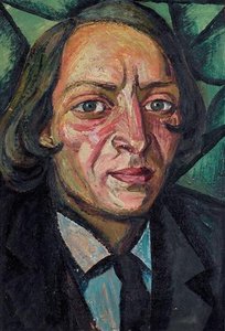 Portrait Of The Poet Venedict Mart — David Davidovich Burliuk
