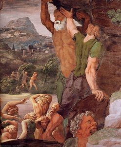 Fresco On The South Wall (detail) (12) — Giulio Romano