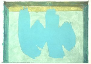 Blue Elegy — Robert Motherwell, Abstract Expressionism