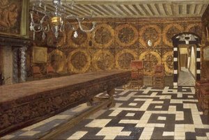 A Room In The Musee Plantin, Antwerp — Charles Napier Hemy