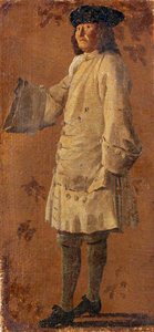 A Gentleman Wearing A White Coat — Luca Carlevaris