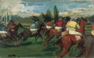 The False Starts, Racing At Auteuil — Jacques-émile Blanche
