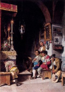 Toreros In The Chapel Of The Square — José Villegas Cordero