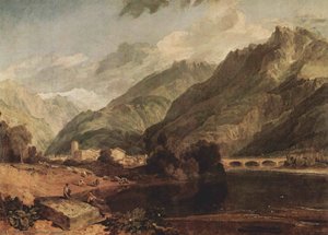 Bonneville, Savoy With Mont Blanc — Joseph Mallord William Turner, Romanticism