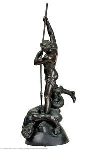 Saint Michael Overcoming Satan — John Flaxman, Neoclassical