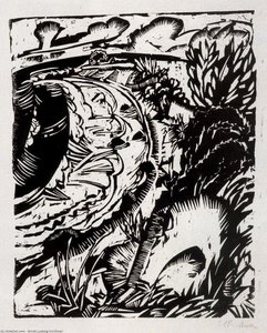 Dunes Cove — Ernst Ludwig Kirchner, German Expressionism