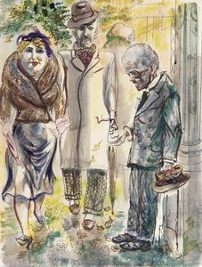 Streetscene In Berlin 3 — George Grosz