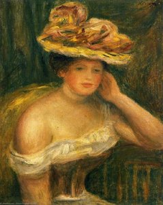 Woman Wearing A Corset — Pierre-auguste Renoir, Impressionism