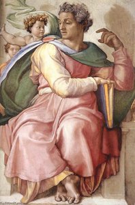 Isaija (detalj) — Mihailo Anđelo