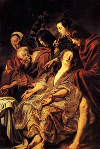 The Disciples At The Tomb — Jacob Jordaens