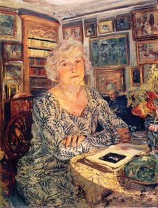 Lucy Hessel Reading — Jean-édouard Vuillard, Post-impressionism