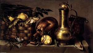Still-life In The Kitchen — Antonio Ponce De Santa Cruz