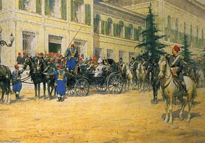 Ottoman Soldiers — Fausto Zonaro, Realism