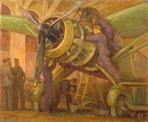 The Overhaul — Henry Lamb, Contemporary Realism