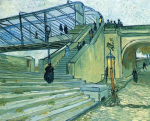 The Trinquetaille Bridge — Vincent Willem Van Gogh, Post-impressionism