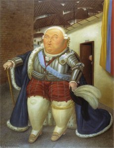 Louis Xiv Et Marie-antoinette En Visite À Medellin — Fernando Botero