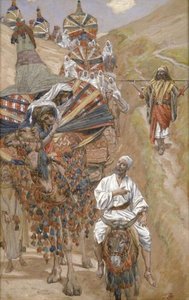 Rebecca Meets Isaac By The Way — Jacques Joseph Tissot