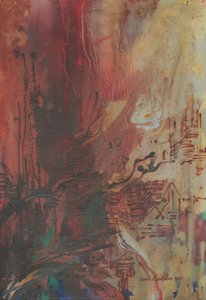 City In A Storm — Adul Ganiyu Odutokun, Abstract Expressionism