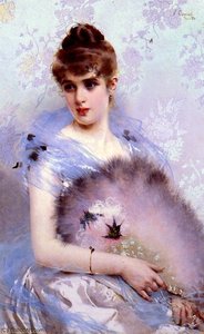 The Featherbed Fan — Vittorio Matteo Corcos