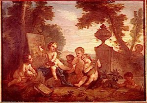 La Peinture — Charles-joseph Natoire, Rococo