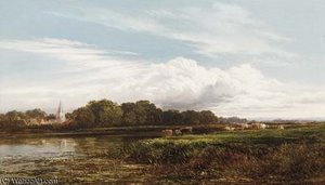 Marlow From The Thames — Arthur Gilbert