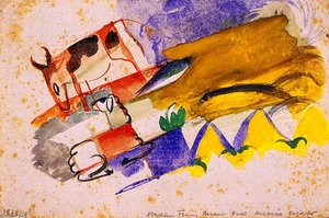 Cow And Sheep — Franz Marc