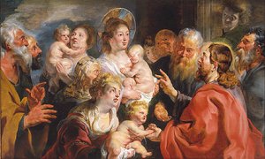 Suffer The Little Children To Come Unto Me — Jacob Jordaens