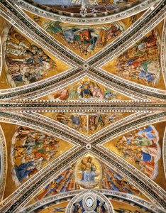 Ceiling Frescoes In The Chapel Of San Brizio — Luca Signorelli