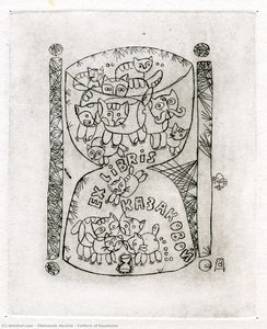 Exlibris Of Kazakova — Oleksandr Aksinin