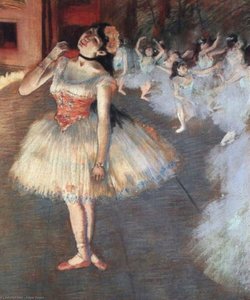 The Star, Pastel On Paper, The Art Institute — Edgar Degas, Realist Impressionism
