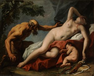 Venus And Satyr — Sebastiano Ricci, Baroque